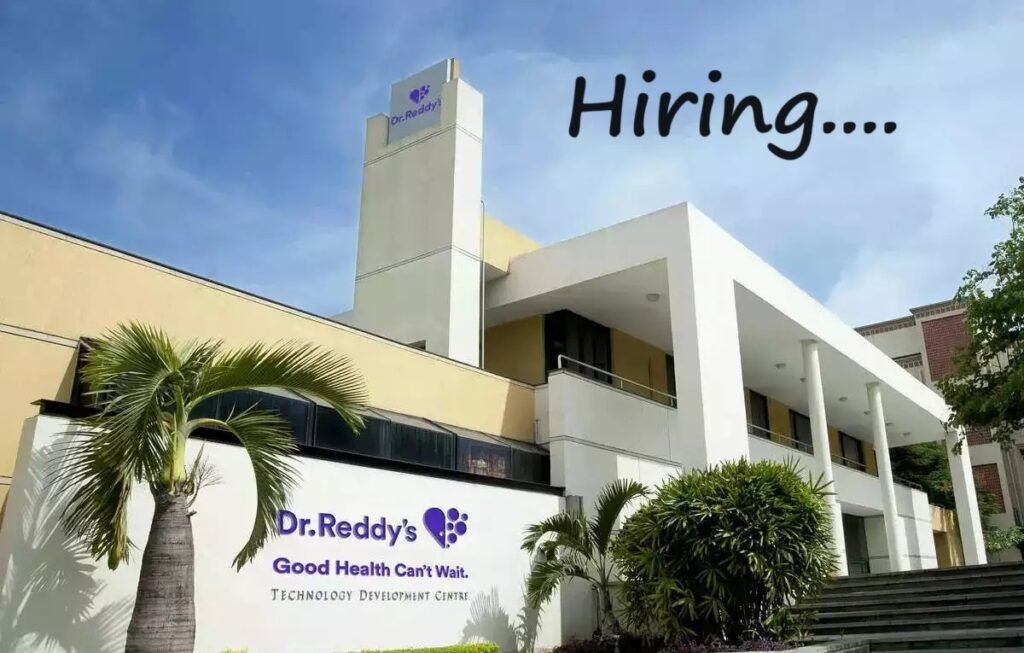 Dr. Reddy's Walk-in Interview on 2nd July 2024