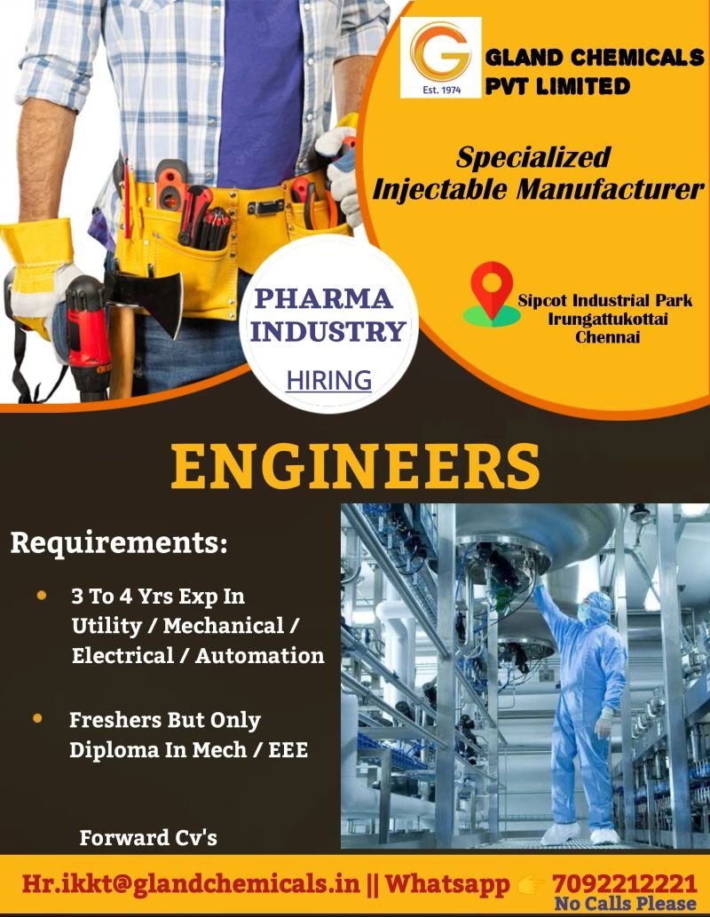 Jobs for diploma mechanical engineers