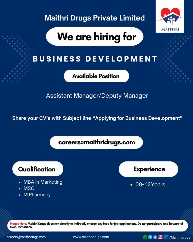 bds jobs in pharma companies