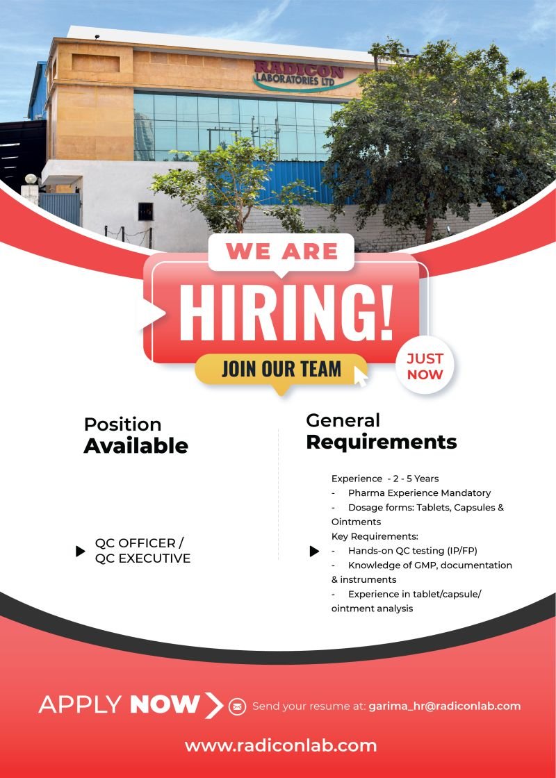 Radicon Laboratories Jobs 2025