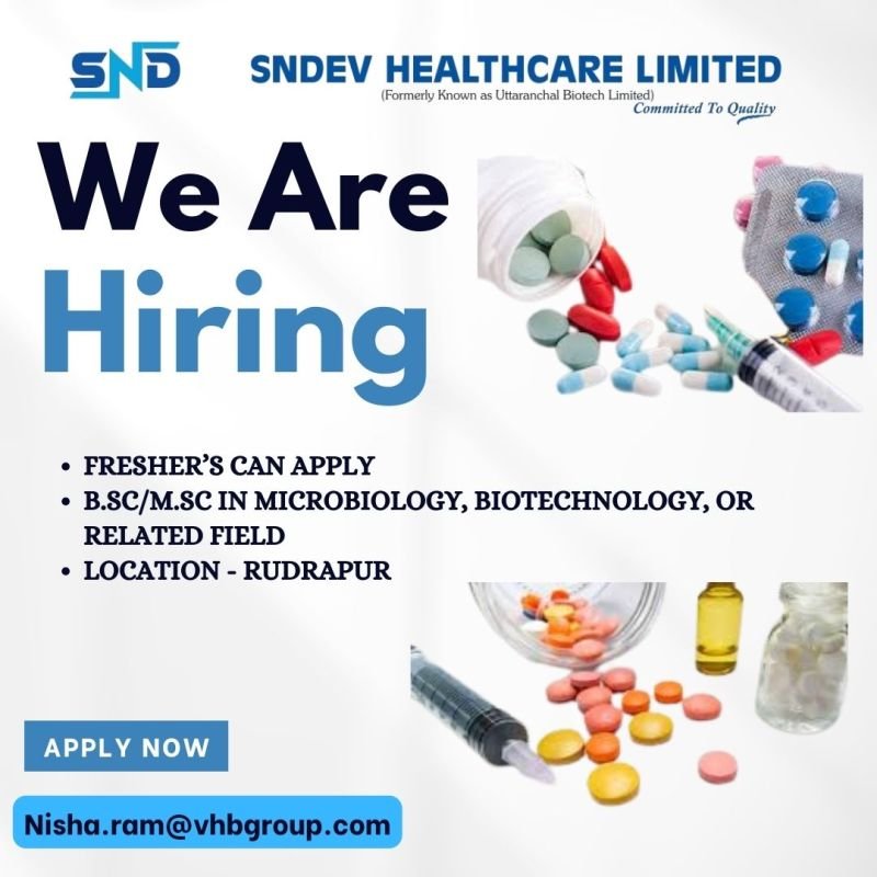 SNDEV Healthcare Ltd Jobs 2025