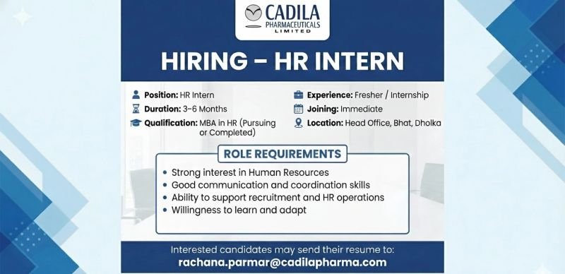 Cadila Pharmaceuticals Jobs 2025