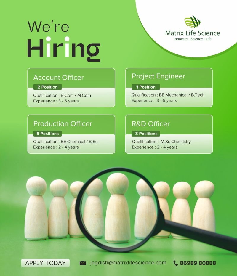 Matrix Life Science Jobs 2025